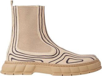 Viron Chelsea Boots, female, Beige, Size: 7 US 1997 Canvas Boots