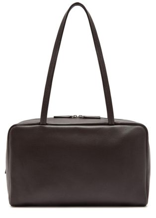 The Row The Row Astra Bowling Leather Shoulder bag - Dark Brown - One Size