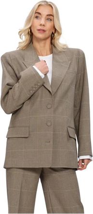Gestuz Jassen, Dames, Bruin, XL, Gzevaldi Blazer