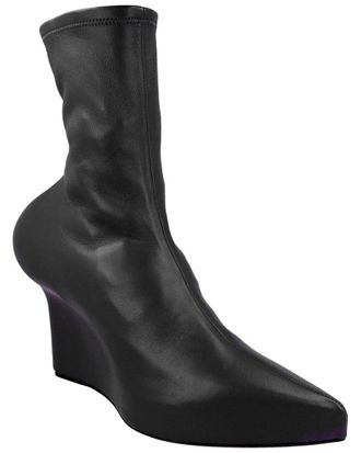 Givenchy Leather Wedge Bootie