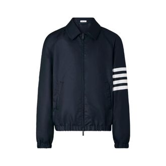 Thom Browne Outerwear Thom Browne - male - Thom Browne - Light Jackets - Blue - M - Jackets