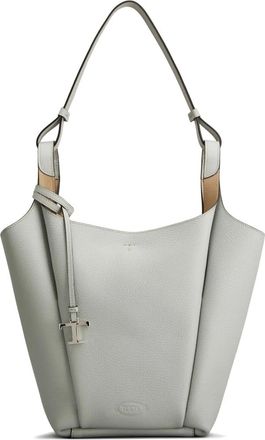 Tod's small leather bucket bag - Grey