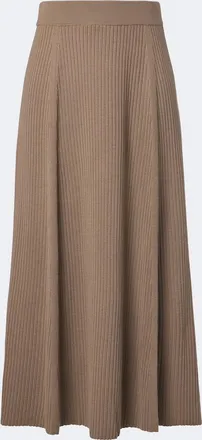 Joseph Hallie ribbed-knit wool-blend midi skirt