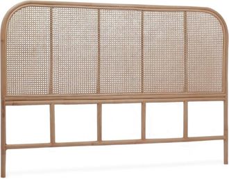 Sweeek Cabecero de ratán natura y caña