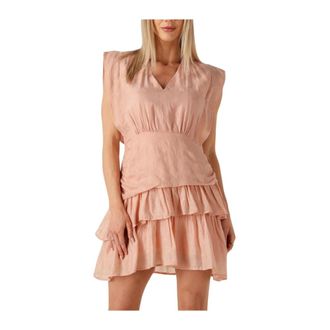 Suncoo Cyana Mini Jurk - Dames - Jurken - Roze - Maat: M