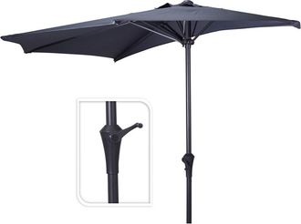 Basics Media Sombrilla Antracita, &Oslash;270 Cm
