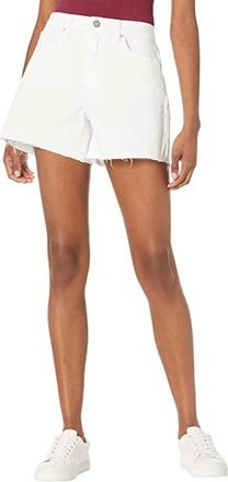 Hudson Womens Hudson Jeans Devon Cut-Off Shorts White Raw Hem High Rise JZZ332
