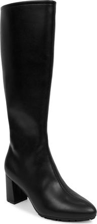 Aerosoles Brynn Block Heel Boot in Black Nappa at Nordstrom, Size 5.5