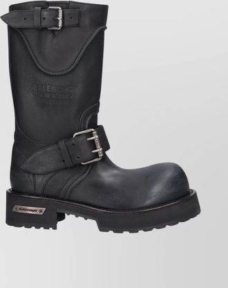 Balenciaga leather ankle boots