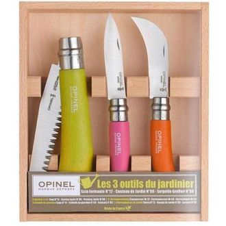 Opinel Opinel Set Coltelli Virobloc Giardiniere Pezzi 3