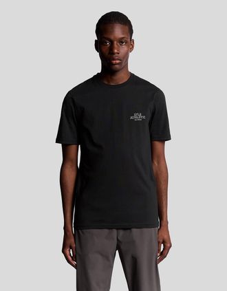 Lyle & Scott Mens Sports Lyle Athletic T-Shirt - Black - Size: 38
