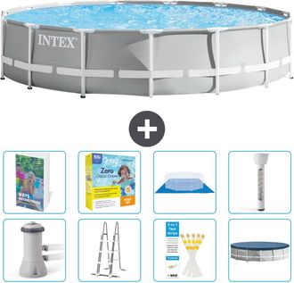 Intex Piscina Prism Frame Redonda - 457x107 Cm - 9-piezas S532