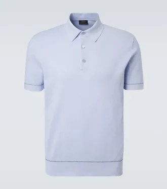 Brioni Cotton piqu&eacute; polo shirt