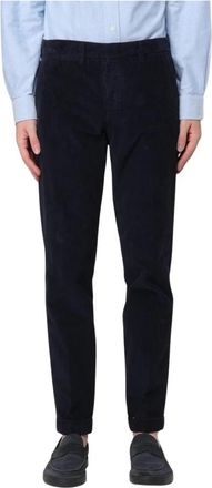 Fay Heren, Broeken, Blauw, Maat: W32 Corduroy