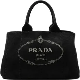 Prada Borsa a mano Pre-owned in tela - - Pre-owned - Donna - Nero - ONE SIZE