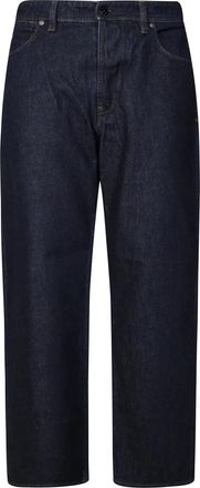 Stone Island J100006 Loose-fit Five-pocket Jeans - Heren - Regular Fit Jeans - Blauw - W33 - Katoen - Jeans