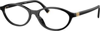 Miu Miu Glasses, unisex, Black, Size: 54 MM Mu09Xv Optical Frame
