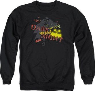 Gildan Batman Dark And Scary Night Adult Crewneck Sweatshirt