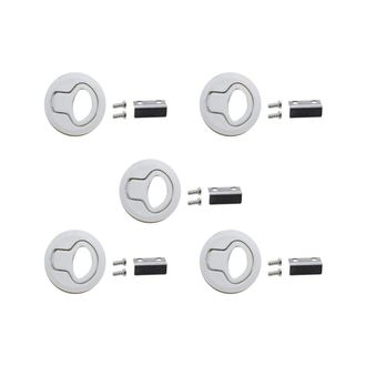 OEM Adecuado Para 5 Pestillos De Escotilla Redondos, Aplicable A Cajones De Escotilla De Cubierta Marina De 1/4 De Pulgada, Armarios De Caravanas Y Yates