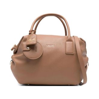 Liu Jo Handbags, female, Brown, Size: ONE SIZE Gray Handbag Chic Design Modern Women