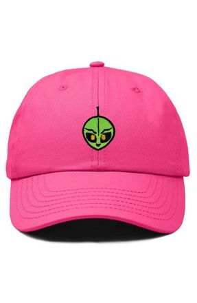 Dalix Duder Alien Dad Cap in Hot Pink at Nordstrom