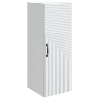 vidaXL Armario De Pared Blanco 33 X 34,5 X 90 Cm Madera De Ingenier&iacute;a Vidaxl