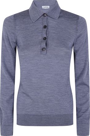MRZ Sweater Wool 100% Virgin Wool Long Sleeves Polo Neck