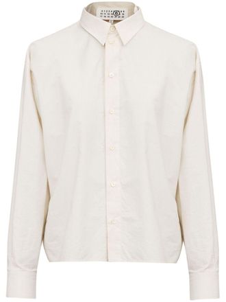 Maison Margiela layered shirt - women - Cotton - 38 - White