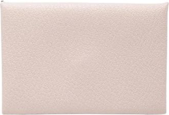 Herm&egrave;s Pre-owned Wallets, female, Pink, Size: ONE SIZE Pre-owned Card Holder