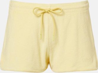 Hunza G Logo cotton terry shorts