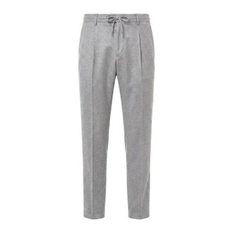 PESERICO Heren, Broeken, Grijs, Maat: 2XL