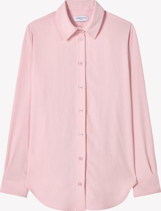 Serena Bute Lightweight Twill Classic Shirt - Pale Pink