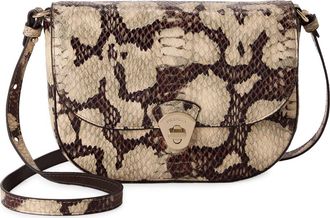 Brahmin Portia Embossed Leather Crossbody Bag in Feline at Nordstrom