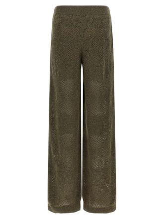 Brunello Cucinelli Lace and Sequin Trousers - Green