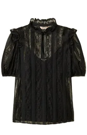 Twin-Set Spitzenbluse im Twin-Set