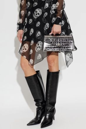 Alexander McQueen Skull Bag, Womens, Silver