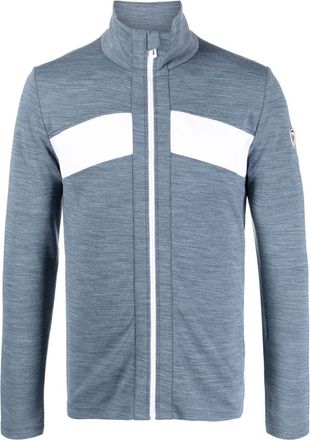 Rossignol React merino zip-up top - men - Wool/Polyamide/Polyester - S - Blue