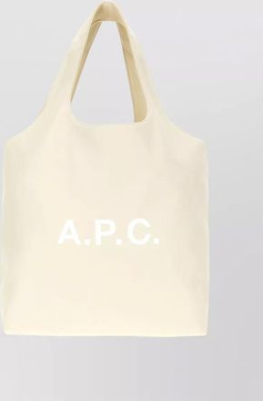 A.P.C. ninon synthetic leather shoulder bag dual handles