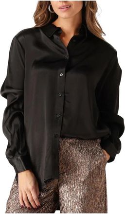 Modstr&ouml;m Veelzijdige Lucillamd Blouse voor Vrouwen - Dames - Overhemden - Zwart - S - Overhemden