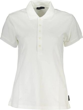 North Sails Klassiek Poloshirt Korte Mouwen - Dames - Polos - Wit - XS - Katoen - Tops