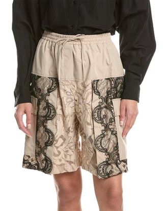 3.1 Phillip Lim Corded Leaf Lace Basketball Short