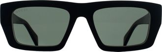 Gucci Square Mens Black Grey GG2020S - One Size