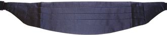 Dolce & Gabbana Silk Cummerbund - Heren - Riemen - Blauw - L - Accessoires