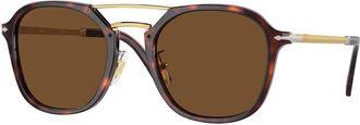 Persol PO3352S Polarized 24/57 Mens Sunglasses Tortoiseshell Size 53