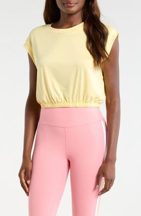 Lord & Taylor Pace Tank in Pale Banana at Nordstrom, Size X-Small