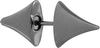 Shaun Leane Rose Thorne medium bar earring - women - Rhodium Plated Sterling Silver - One Size - Metallic