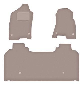 OEM Alfombrillas De Terciopelo Beige Para Dodge Ram 1500 Larga (2019)