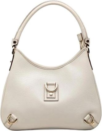 Gucci Pre-owned Abbey - Dames - Vintage Handtas - Beige - ONE Size - Leer - Vintage