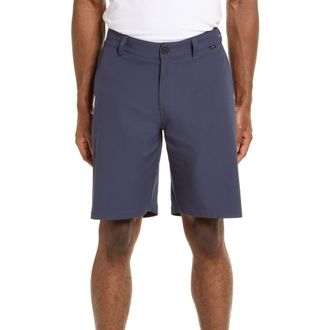 Travis Mathew Starnes Stretch Performance Shorts in Mood Indigo at Nordstrom Rack, Size 38