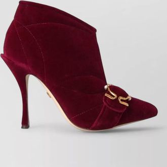 Dolce & Gabbana velvet ankle boots